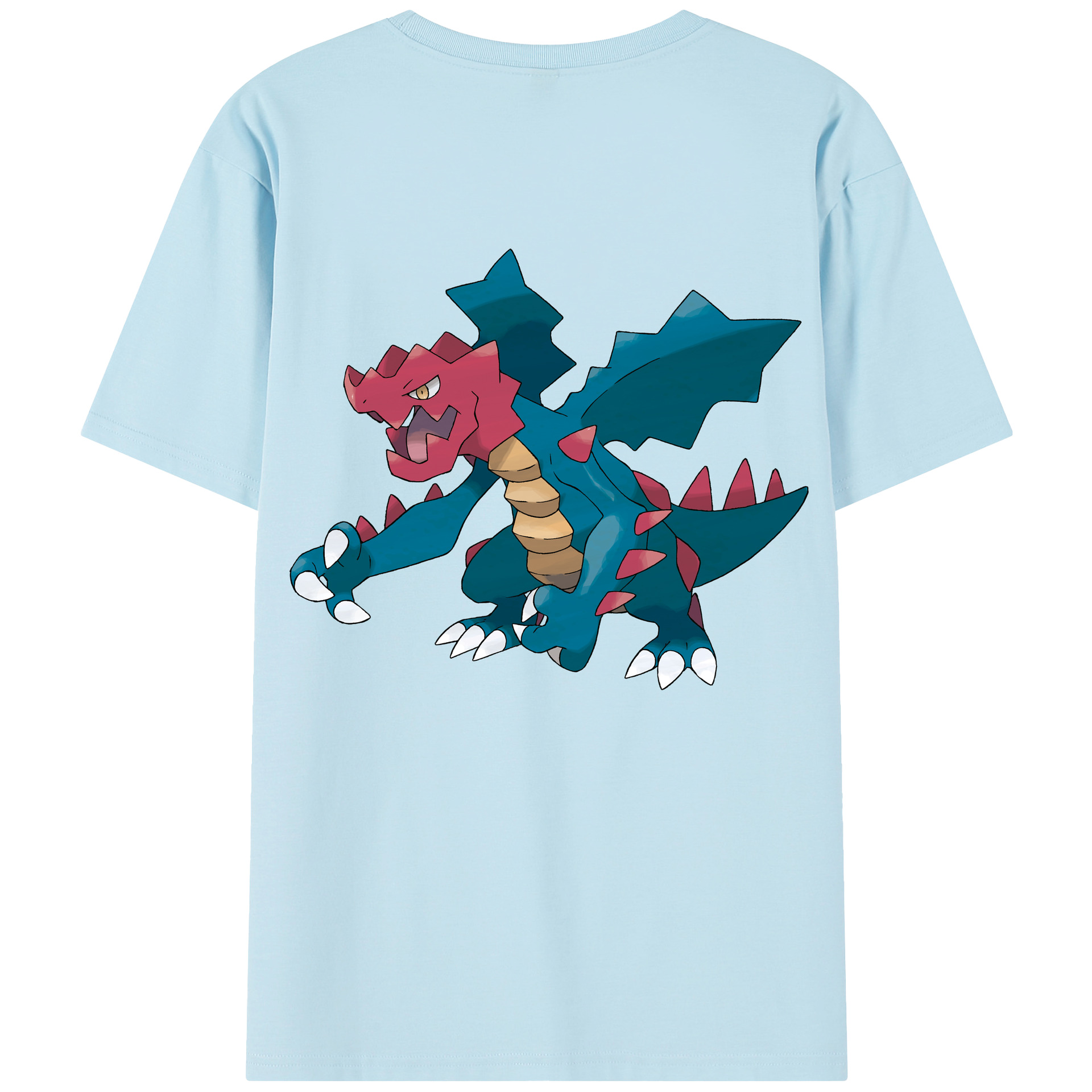 （画像用） ポケットモンスター Pokémon 綿100％半袖Tシャツ（背面プリント）